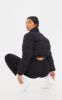 Black Cropped Peach Skin Bubble Puffer Jacket sold by Pretty Little Thing