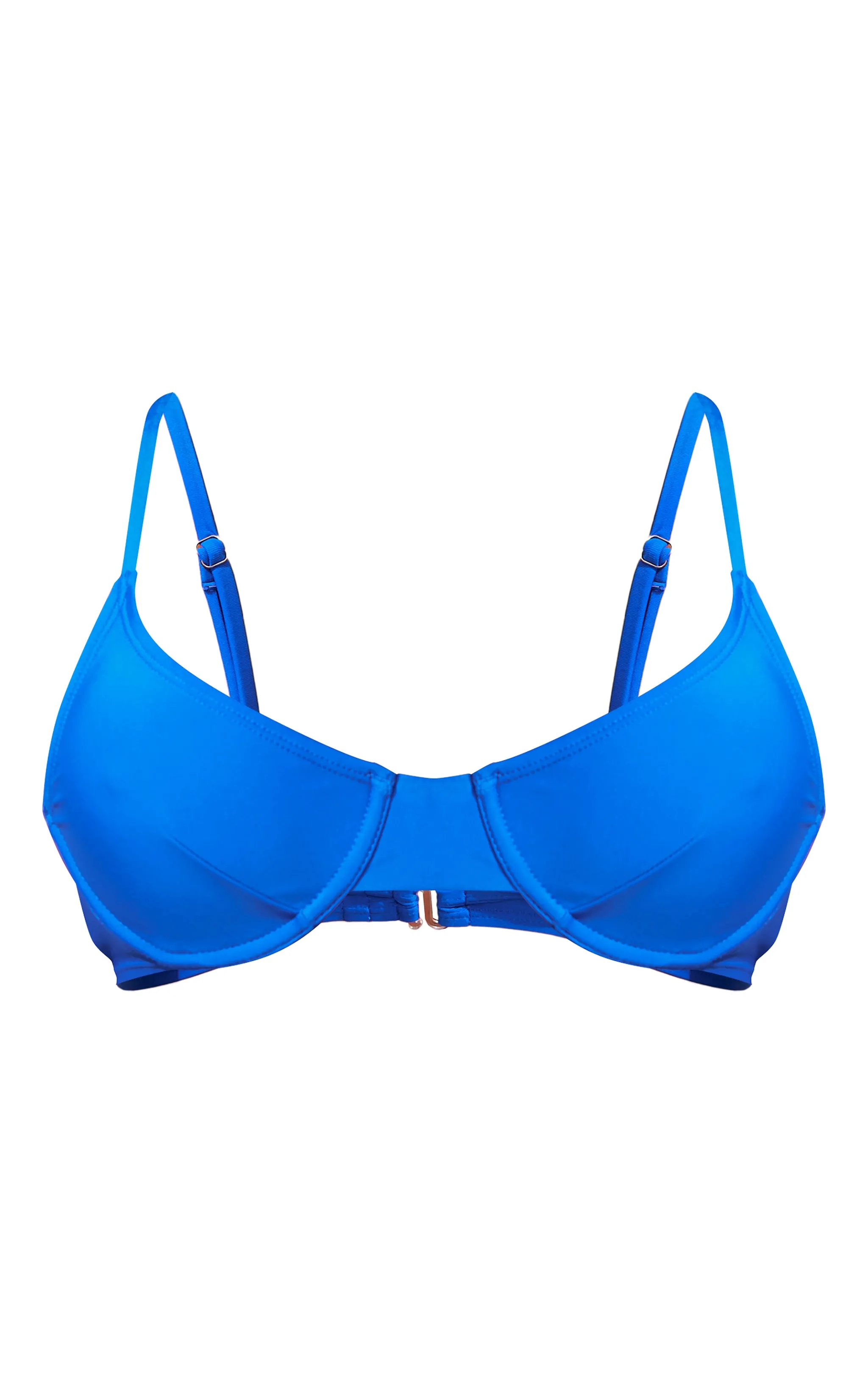 Bright Blue Mix And Match Underwired Bikini Top sold by Pretty Little Thing product image thumbnail 5