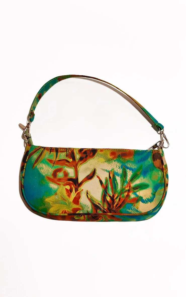 Green Print Shoulder Bag sold by Pretty Little Thing product image thumbnail 5