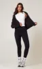 Black Seamless Rib Gym Leggings sold by Pretty Little Thing