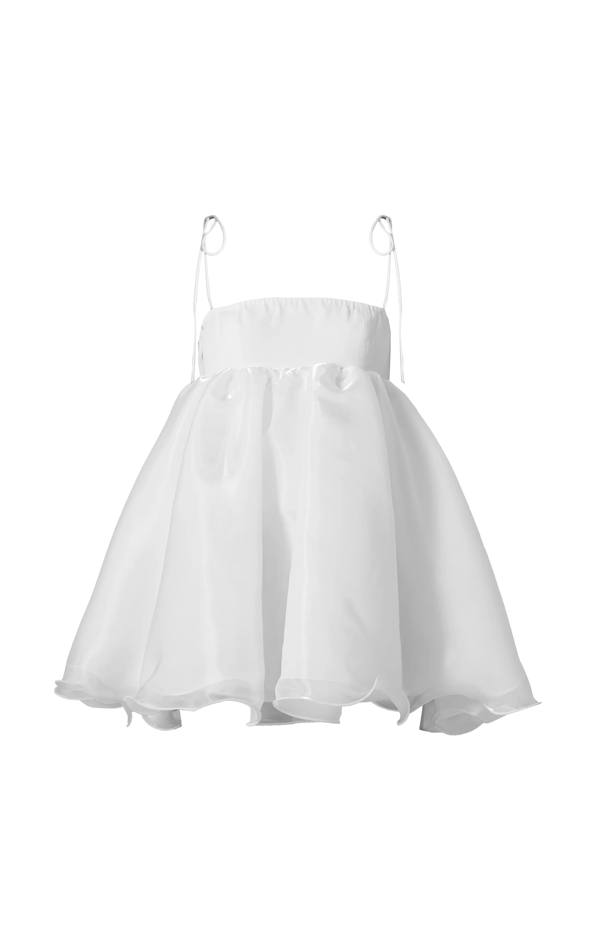 Premium White Chiffon Strappy Mini Dress sold by Pretty Little Thing product image thumbnail 5