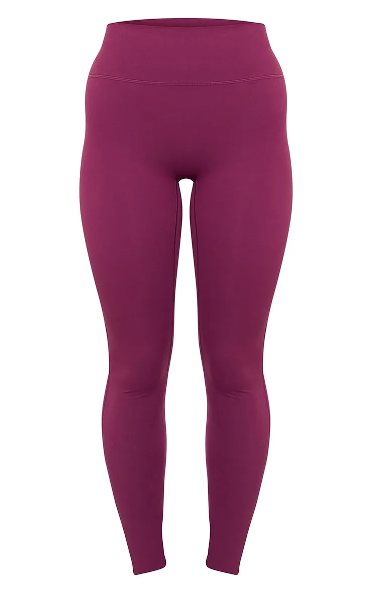 Plum Sculpt High Waist Gym Legging sold by Pretty Little Thing product image thumbnail 5
