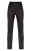 Black Faux Leather V Front Straight Leg Trousers sold by Pretty Little Thing