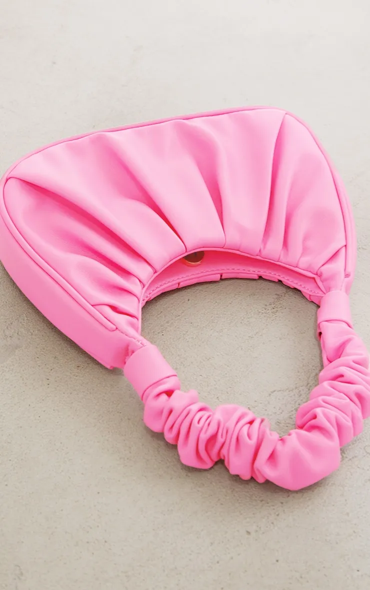 Pink Extreme Ruched Handle Shoulder Bag sold by Pretty Little Thing product image thumbnail 3