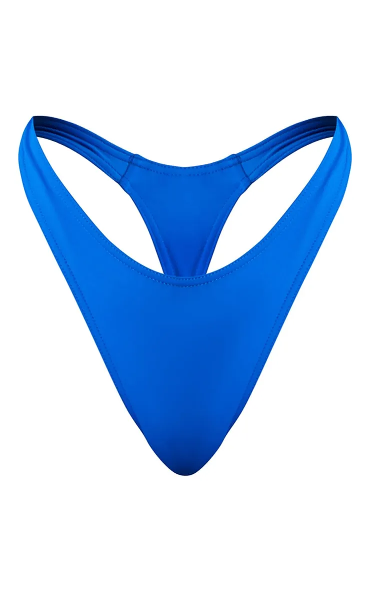Bright Blue Mix & Match Thong Bikini Bottoms sold by Pretty Little Thing product image thumbnail 5