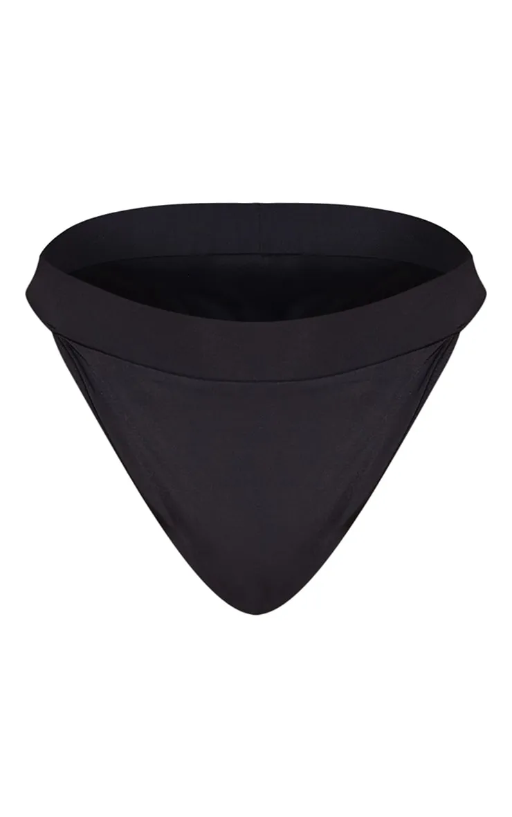 Plus Black High Leg Bikini Bottom sold by Pretty Little Thing product image thumbnail 5
