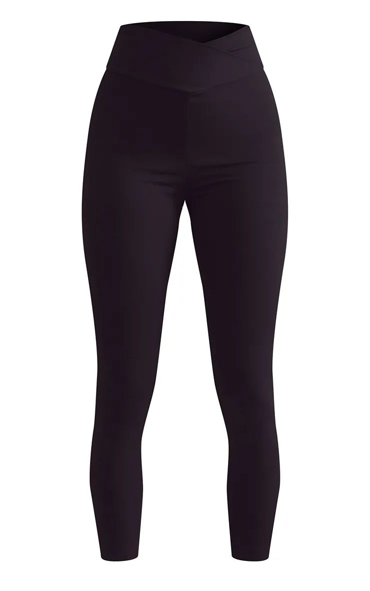 Black Sculpt Ruched Bum Gym Leggings sold by Pretty Little Thing product image thumbnail 5