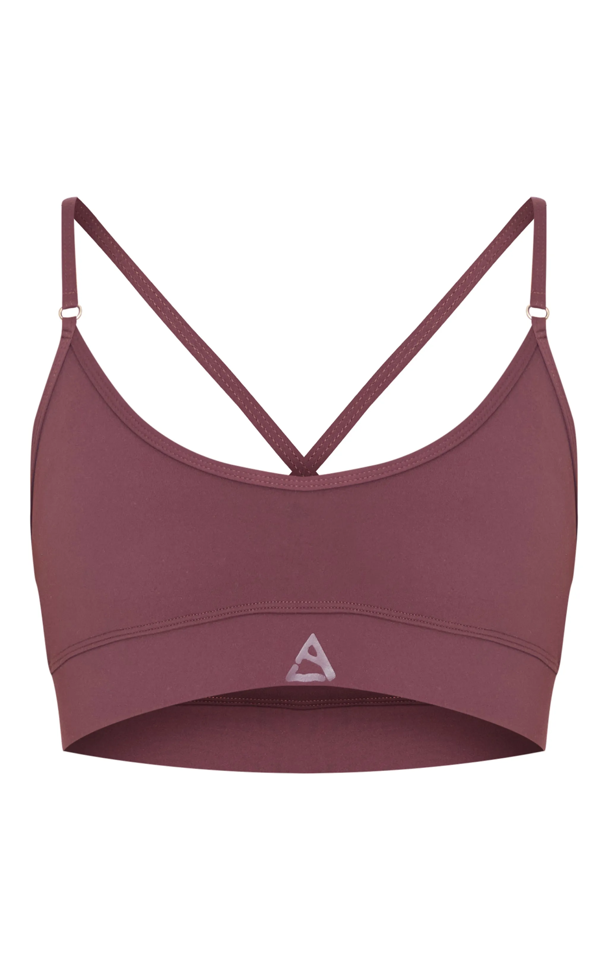 Dark Chocolate Double Layer Sports Bra sold by Pretty Little Thing product image thumbnail 5