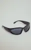 Black Mirrored Spike Sporty Visor Sunglasses sold by Pretty Little Thing