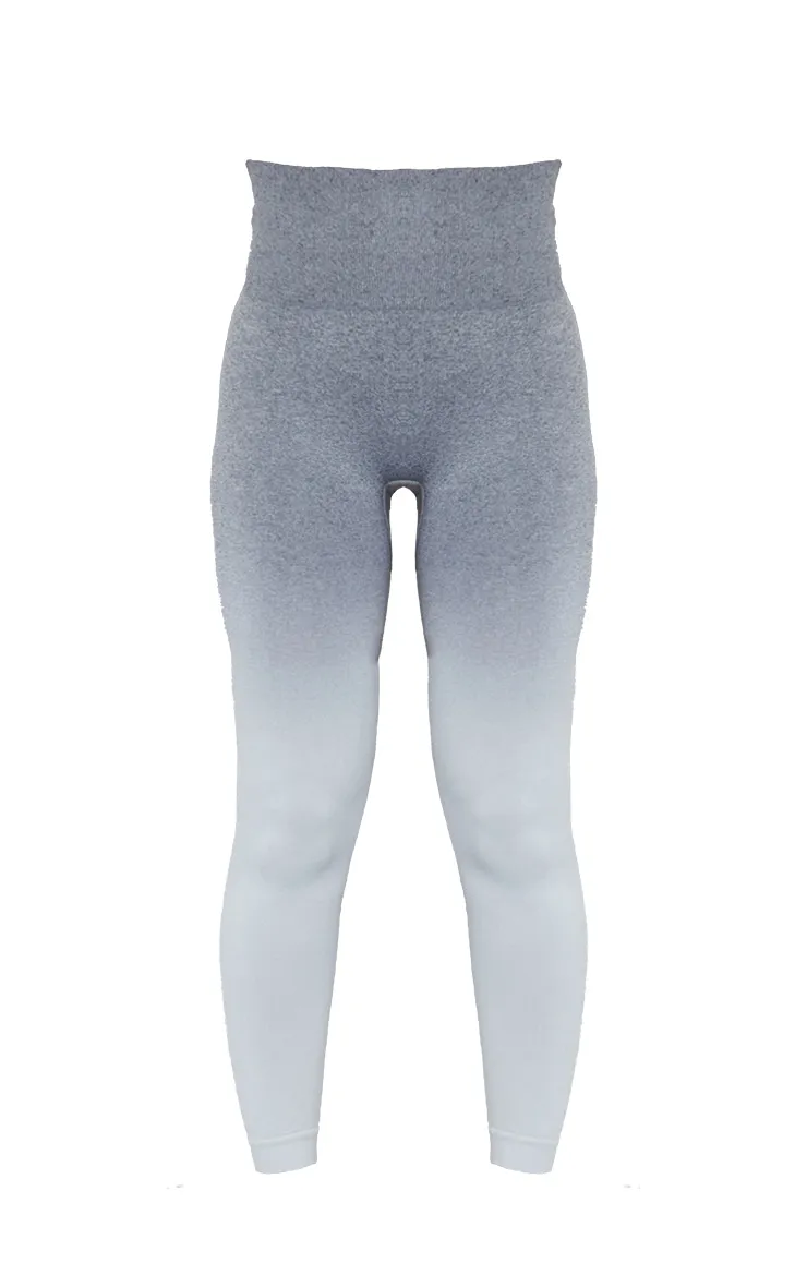 Grey Marl Ombre Seamless Gym Leggings sold by Pretty Little Thing product image thumbnail 5