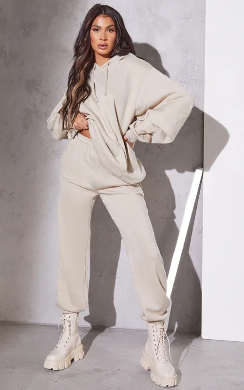 Tall Beige Ultimate Sweat Joggers sold by Pretty Little Thing