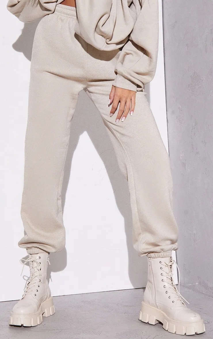 Tall Beige Ultimate Sweat Joggers sold by Pretty Little Thing product image thumbnail 2