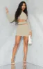 Stone Slinky Cut Out Waist Ring Detail Bodycon Dress sold by Pretty Little Thing