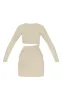 Stone Slinky Cut Out Waist Ring Detail Bodycon Dress sold by Pretty Little Thing