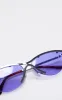 Purple Clear Lens Visor Sunglasses sold by Pretty Little Thing