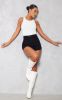 Black Disco Fit Denim Shorts sold by Pretty Little Thing