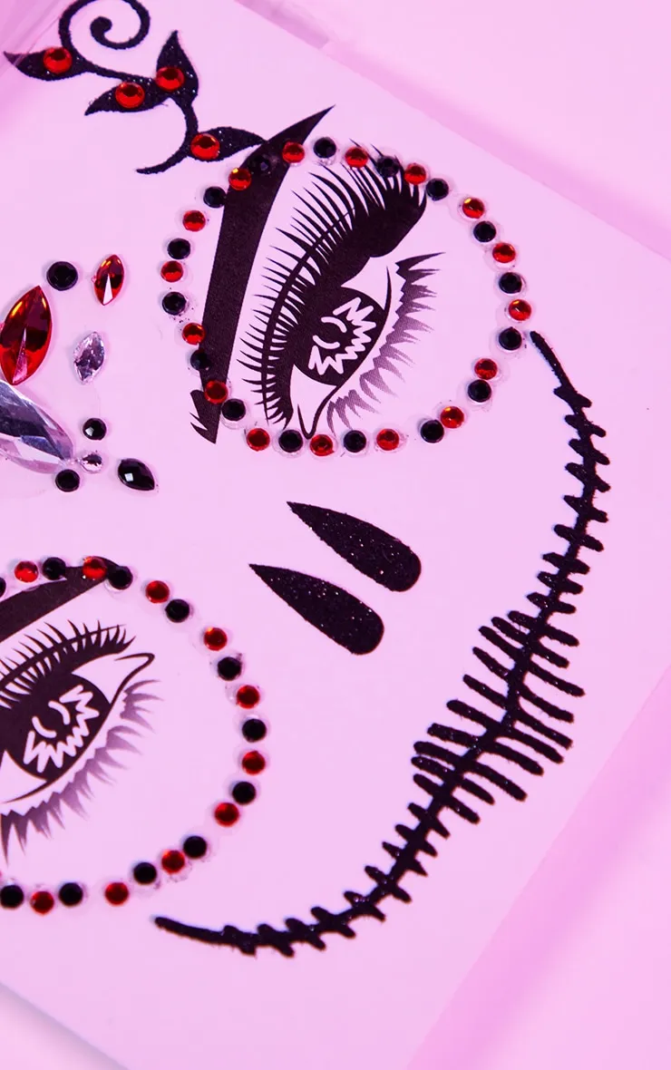 PRETTYLITTLETHING Red Skull Queen Face Jewels sold by Pretty Little Thing product image thumbnail 3