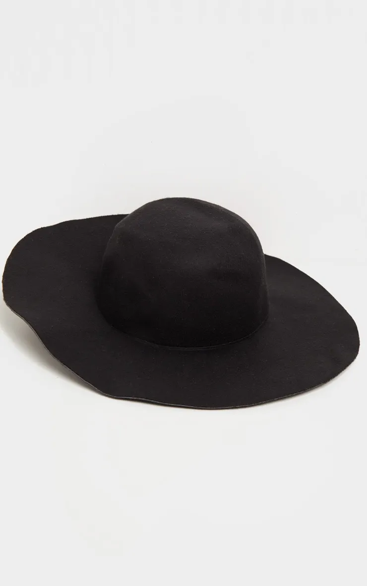 Black Floppy Hat sold by Pretty Little Thing product image thumbnail 2