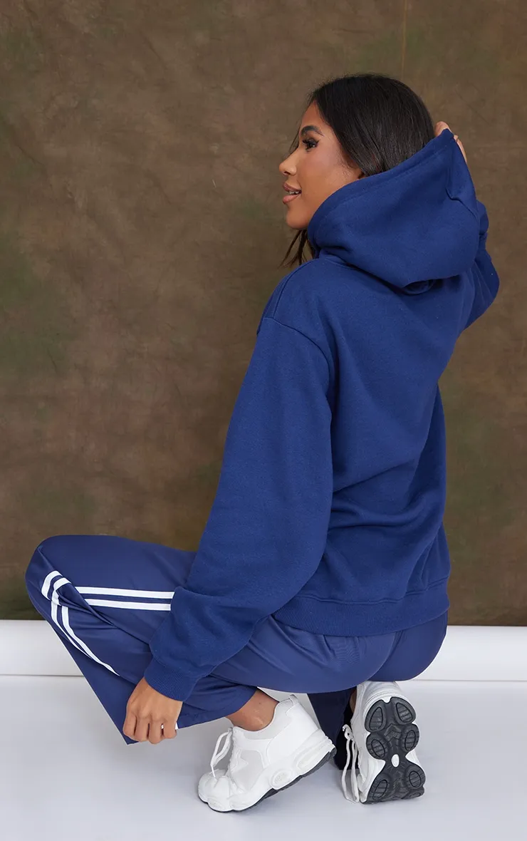 Navy Oversized Sweat Hoodie sold by Pretty Little Thing product image thumbnail 2