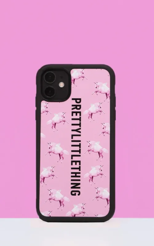 PRETTYLITTLETHING Unicorn Pink iPhone 11 Case made by Pretty Little Thing