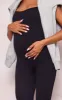Maternity Black Contour Ribbed Strappy Jumpsuit sold by Pretty Little Thing