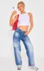 White Rib Racer Crop Top sold by Pretty Little Thing