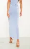 Tall Blue Low Rise Slinky Midaxi Skirt sold by Pretty Little Thing