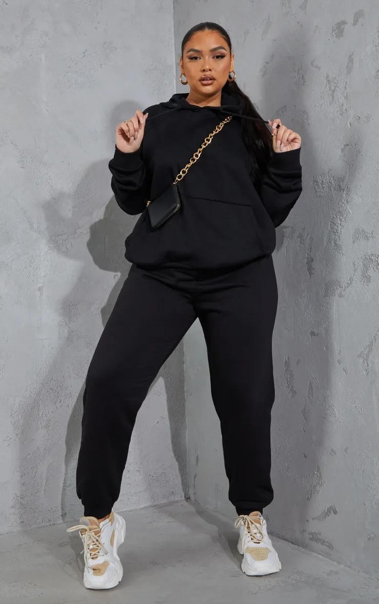 Plus Black Basic Hoodie sold by Pretty Little Thing product image thumbnail 3