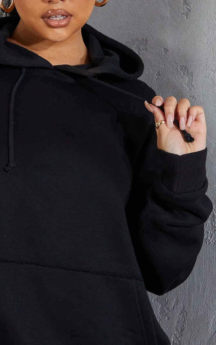 Plus Black Basic Hoodie sold by Pretty Little Thing product image thumbnail 4