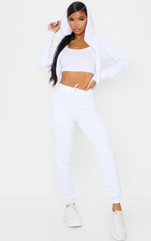 White Ultimate Sweat Joggers sold by Pretty Little Thing