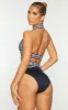 Black PRETTYLITTLETHING Strap Triangle Bikini Top sold by Pretty Little Thing