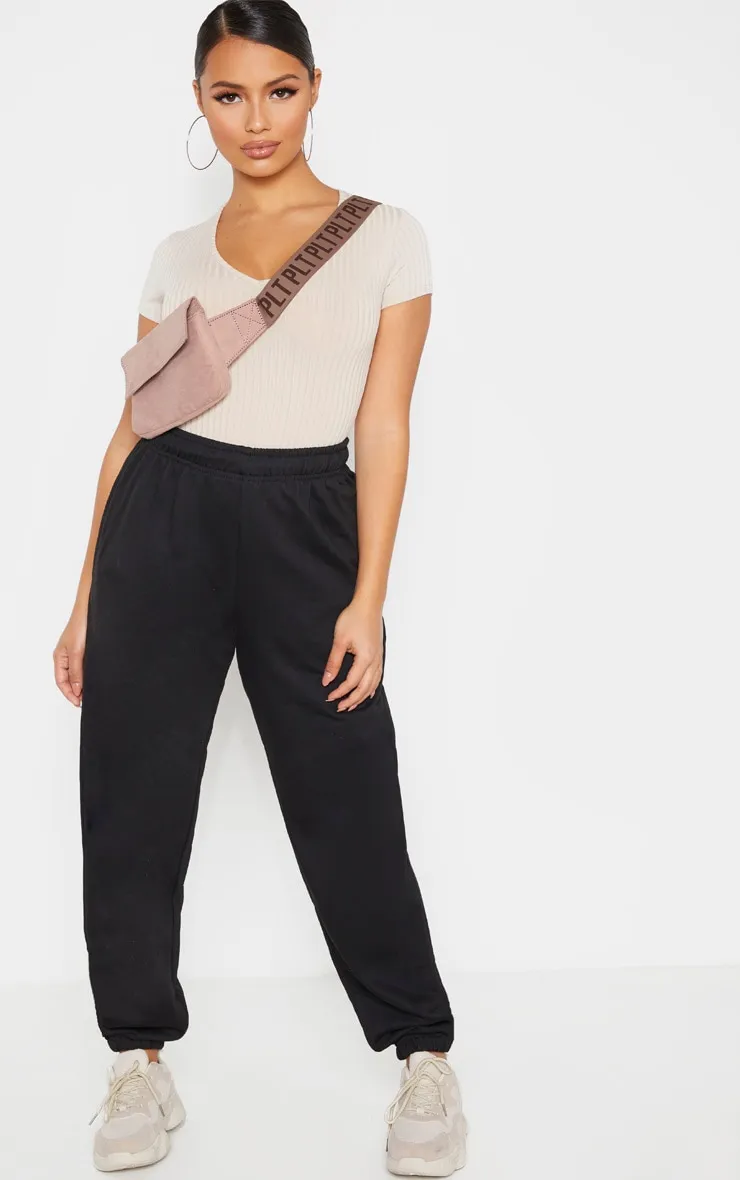 Petite Black Casual Joggers sold by Pretty Little Thing