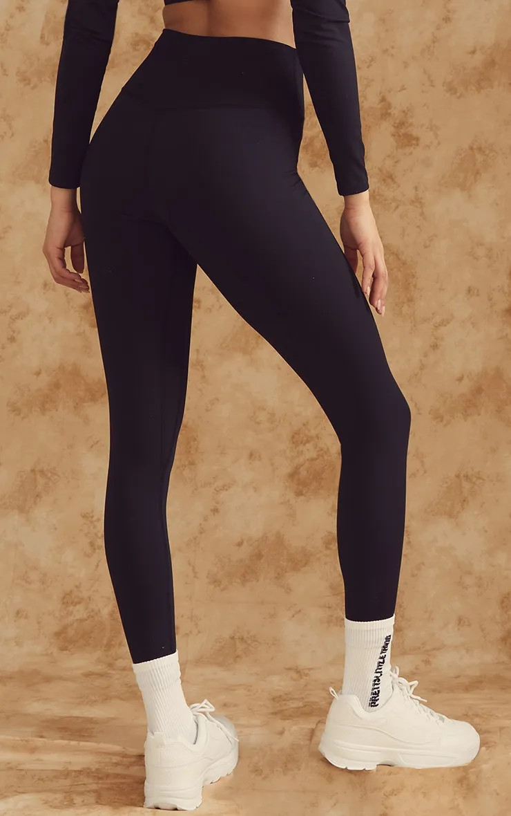 Black Sculpt High Waisted Gym Leggings sold by Pretty Little Thing product image thumbnail 3