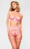 Dusty Pink Satin Lace 3 Piece Lingerie Set sold by Pretty Little Thing
