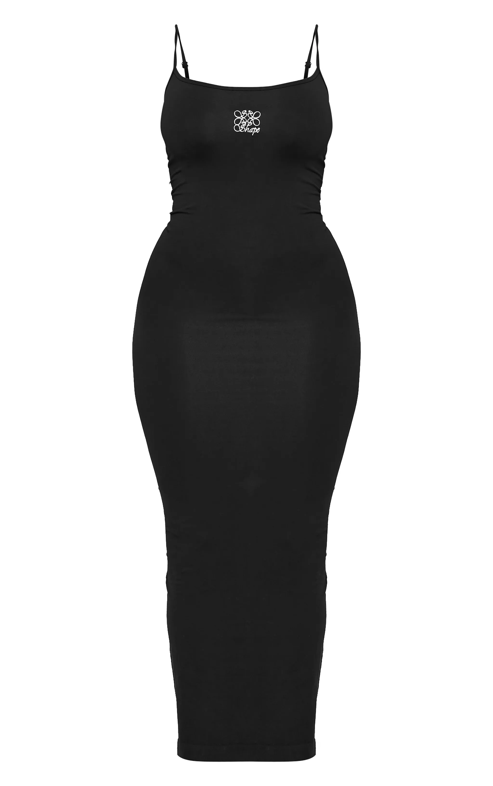 Shape Black Logo Seamless Maxi Dress sold by Pretty Little Thing product image thumbnail 5