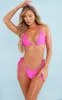 Pink O Ring Tie Side Bikini Bottoms sold by Pretty Little Thing