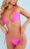 Pink O Ring Tie Side Bikini Bottoms sold by Pretty Little Thing
