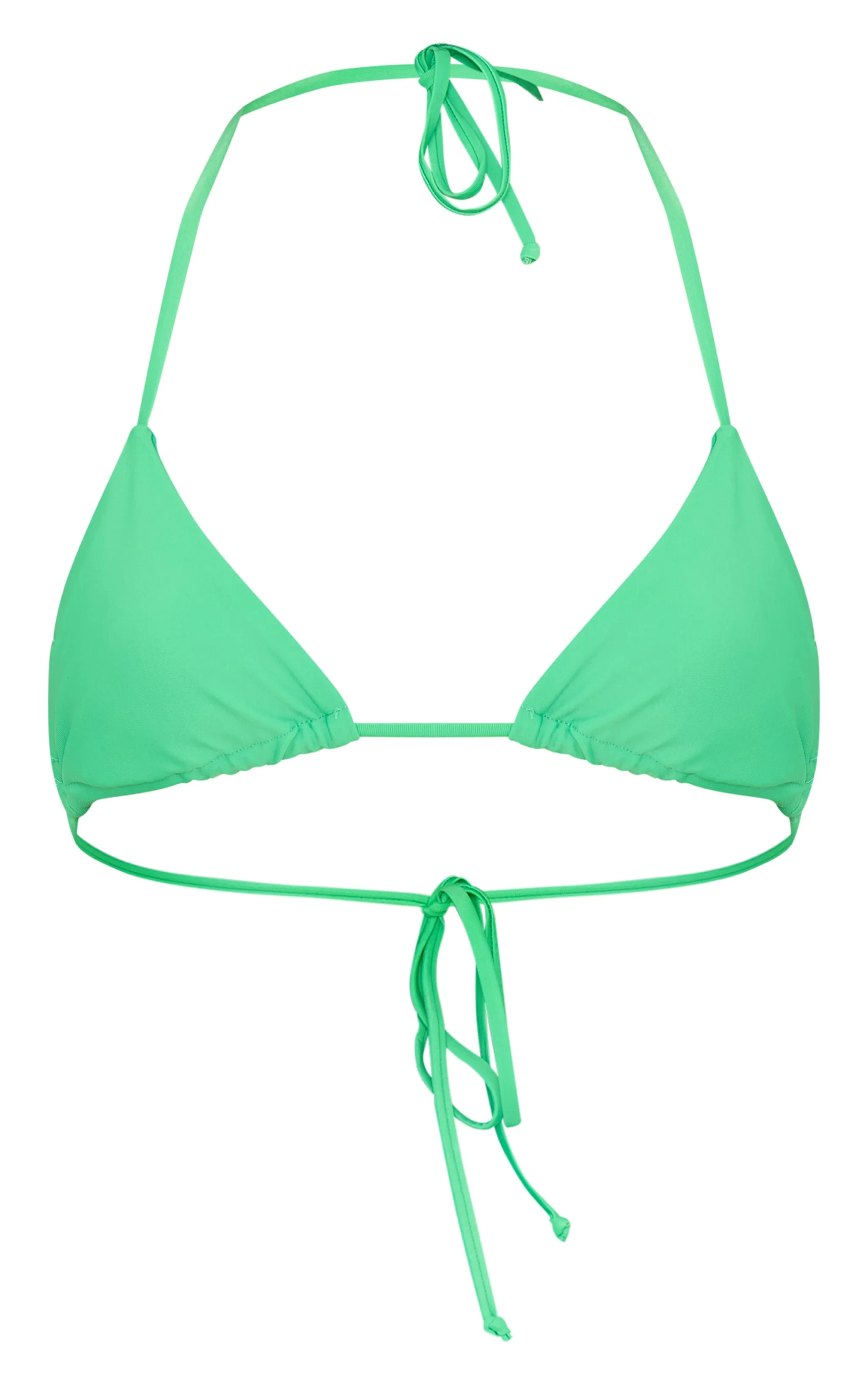 Bright Green Mix & Match Triangle Bikini Top sold by Pretty Little Thing product image thumbnail 5