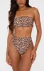 Leopard Mix & Match High Waisted High Leg Bikini Bottoms sold by Pretty Little Thing