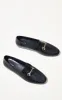 Black Metal Detail Flat Shoes sold by Pretty Little Thing