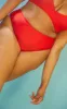 Plus Red Mix & Match High Waist Bikini Bottoms sold by Pretty Little Thing