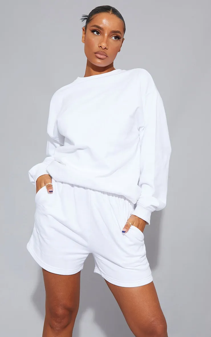 White Sweat Pocket Shorts sold by Pretty Little Thing product image thumbnail 4