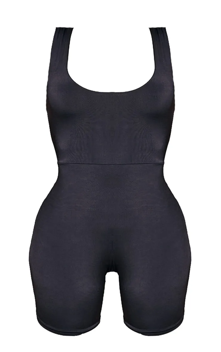 Shape Black Slinky Scoop Neck Unitard sold by Pretty Little Thing product image thumbnail 5