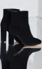 Black Wide Fit Behati Block Heeled Ankle Boot sold by Pretty Little Thing