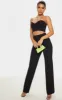 Black Sweetheart Bandeau Crop Top sold by Pretty Little Thing