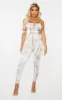 Shape Stone Tie Dye Slinky Ring Thong Detail Jumpsuit sold by Pretty Little Thing