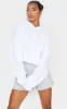 White Oversized Crop Sweat Hoodie sold by Pretty Little Thing