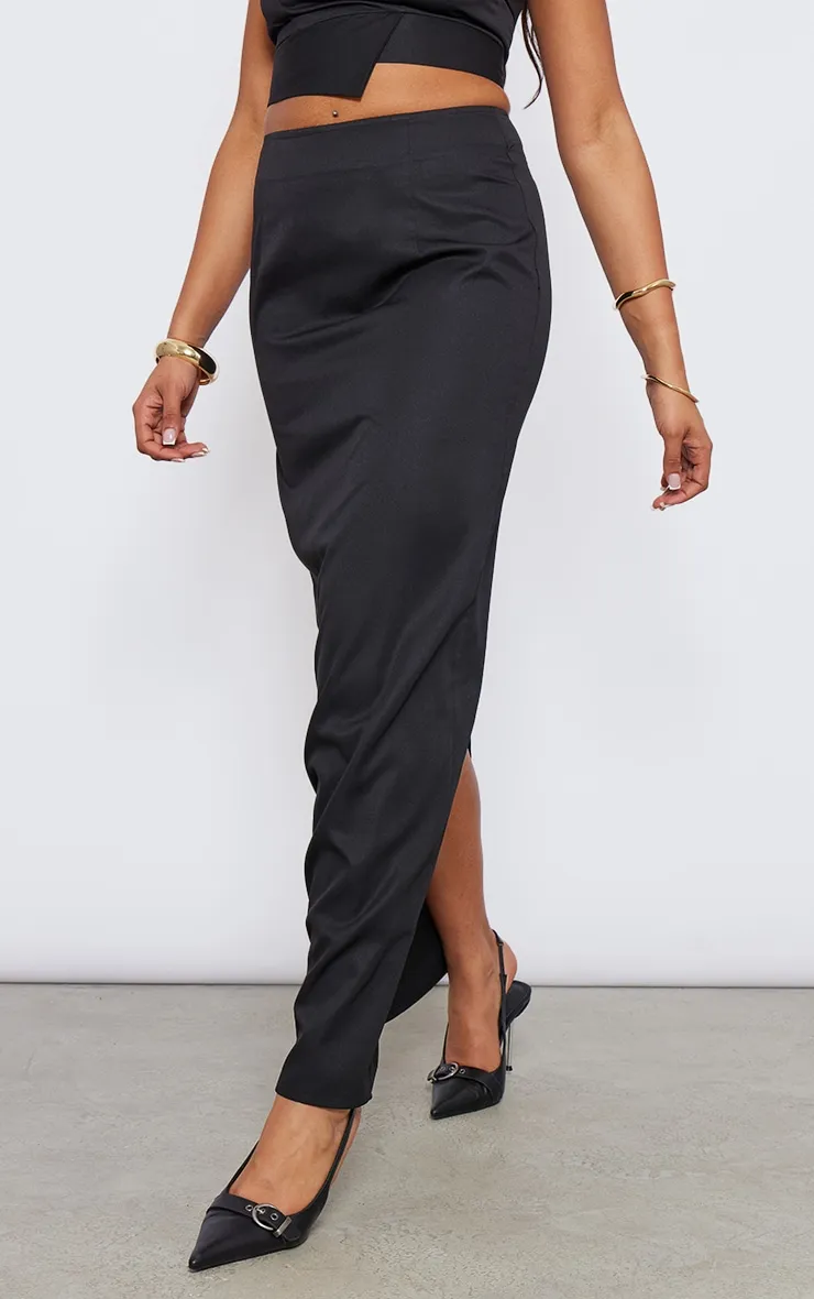 Tall Black Maxi Skirt sold by Pretty Little Thing product image thumbnail 2