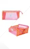 The Flat Lay Co. Makeup Jelly Box Bag Pink Dribbles On Orange sold by Pretty Little Thing