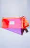 The Flat Lay Co. Makeup Jelly Box Bag Pink Dribbles On Orange sold by Pretty Little Thing